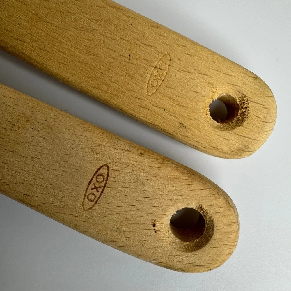 OXO Good Grips‎ Wooden Spoon and Turner Spatula Set Beech Wood Kitchen Utensils